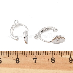 Bagues d'oreilles unies en laiton&nbsp;KK-K371-27A-P