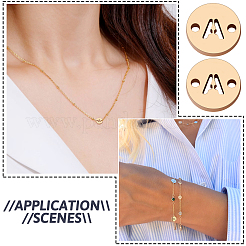 Veri ciondoli in ottone placcato oro 14k&nbsp;KK-TAC0017-04G-03