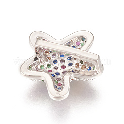 Ciondoli in ottone con micro pavé di zirconi&nbsp;ZIRC-L078-072P-NR