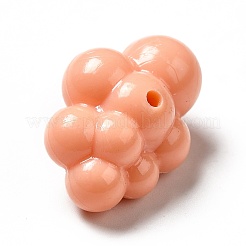 Perles acryliques opaques couleur macaron&nbsp;MACR-J122-08A