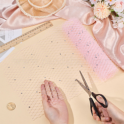 Tissu tulle maille polyester&nbsp;DIY-WH0671-348C
