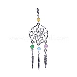 Lega stile tibetano grandi ciondoli&nbsp;HJEW-JM00354-M