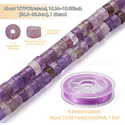 1 Strang natürliche Amethystperlenstränge&nbsp;G-TA0002-98