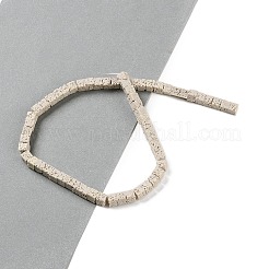 Fili di perline sintetiche tinte in pietra lavica&nbsp;G-H311-02B-11