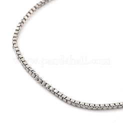 Bracelets à chaîne en acier inoxydable pour hommes et femmes&nbsp;BJEW-G736-10P