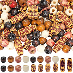 110 lot de 7 perles en plastique et en bois&nbsp;KY-PA0001-18