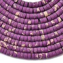 Brins de perles de jaspe impérial synthétique teint&nbsp;G-Z089-A03-L