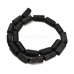 Natürliche schwarze Turmalin Perlen Stränge&nbsp;G-F716-01-B02