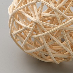Wicker Rattan Bälle&nbsp;DJEW-WH0042-121A