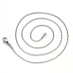 Anlaufgeschützte Boston-Gliederkette aus Edelstahl 304&nbsp;NJEW-S420-005D-P