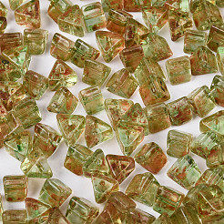 Transparente Picasso-Glasperlen&nbsp;SEED-Q039-02O