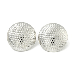 Boucles d'oreilles à tige rondes plates en acier inoxydable 304 anti-ternissement pour femmes&nbsp;EJEW-G400-34P