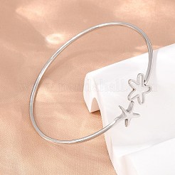 304 Edelstahlarmreifen für Damen&nbsp;BJEW-N040-01C-P