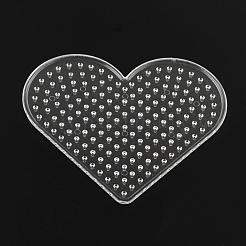 Herz abc Kunststoff pegboards für 5x5mm DIY Sicherung Perlen verwendet&nbsp;DIY-Q009-14