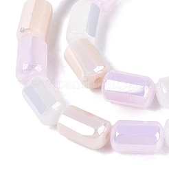 Chapelets de perles en verre opaque électrolytique&nbsp;EGLA-N022-11A-B01