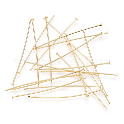 Perni a testa piatta in ottone&nbsp;KK-G331-11-0.7x51