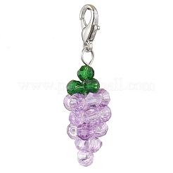 Decorazione pendente in vetro d'uva&nbsp;HJEW-JM02594
