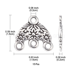 Tibetischen Stil Legierung Kronleuchter Komponente Verbinder&nbsp;FIND-YW0003-90