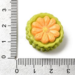 Cabochons aus opakem Harz mit Obstmotiv&nbsp;RESI-C079-02B