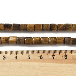 Natürlichen Tigerauge Perlen Stränge&nbsp;G-L619-C03-6mm