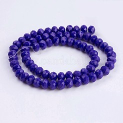 Opache perle di vetro fili&nbsp;EGLA-F122-8x6mm-NC02