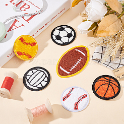 12 Stück 6-Stil-Sportball-Thema&nbsp;PATC-FG0001-64