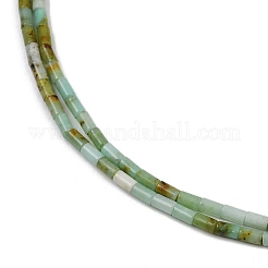 Fili di perline di crisoprasio naturale&nbsp;LS-G-M389-22