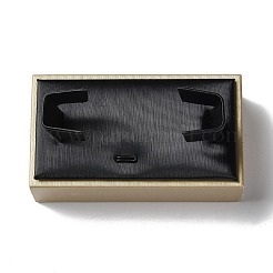 Holz überzogen mit PU-Lederarmband-Präsentationssockeln&nbsp;ODIS-C010-04