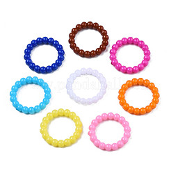 Opake Acryl Verknüpfung Ringe&nbsp;MACR-N013-067