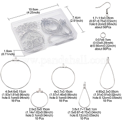 Diy Drahtwickel-Ohrring-Herstellungsset&nbsp;DIY-FS0005-09
