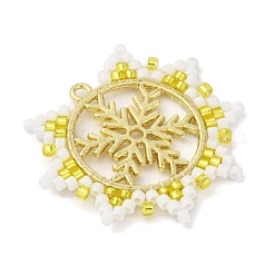 Anhänger aus Glasperlen mit Weihnachtsmotiv&nbsp;PALLOY-MZ00809-01