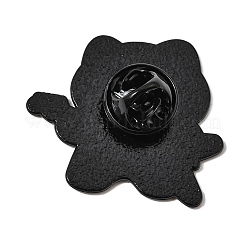 Musiker-Katze Emaille-Anstecknadeln&nbsp;JEWB-K037-01A-EB