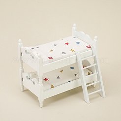 Holz kinder doppel-schicht etagenbett miniatur ornamente&nbsp;PW-WG88645-01