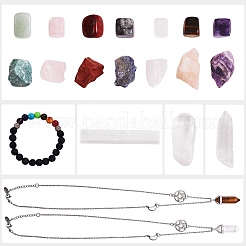 Bausatz für Chakra-Edelsteinarmband-Halsketten zum Selbermachen&nbsp;DIY-SZ0008-04