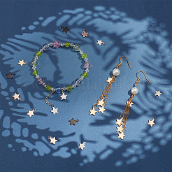 40 Stück 4 Farben 304 Edelstahl-Charms&nbsp;STAS-UN0031-14
