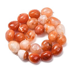 Natürliche rote Botswana Achat Perlenstränge&nbsp;G-G117-A05-06