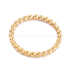 Ionenplattierung (IP) 304 Edelstahl-Fingerringe&nbsp;RJEW-E169-01G