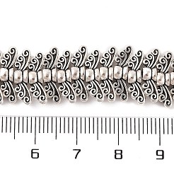 Stile tibetano fili di perline lega ala&nbsp;X-TIBEB-O007-22-LF