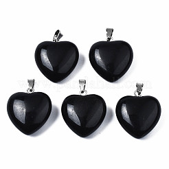 Natürlichen Obsidian Anhänger&nbsp;G-N0325-12A
