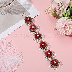 Retro-Blumen-Haarschmuck aus Legierung&nbsp;EJEW-WH20018-02A