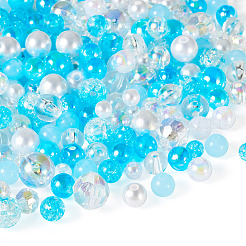 Perle acrylique transparente et opaque&nbsp;OACR-TAC0002-08C