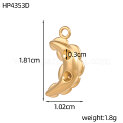 Pendentifs en acier inoxydable 304&nbsp;SA-OY001-46G