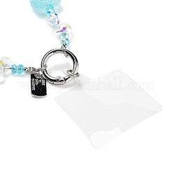 Cinghie mobili con perline di vetro e ferro&nbsp;AJEW-H153-03B-04