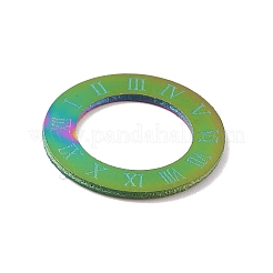 Anelli di collegamento in acciaio inossidabile placcati ioni (ip) 304&nbsp;LS-STAS-P306-02B-MC
