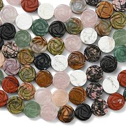 Bolas de Piedras Preciosas mixta naturales hebras&nbsp;G-D354-D01