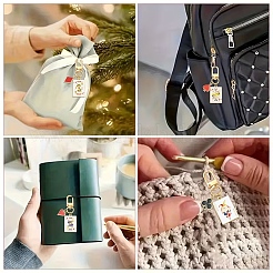 4 pendentif décoratif en alliage émaillé&nbsp;HJEW-YW00379