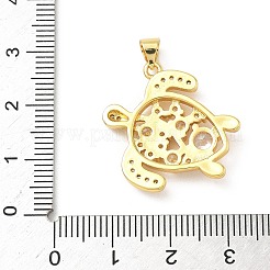 Colgante micropavé cubic zirconia de latón&nbsp;KK-D426-05G