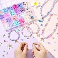 DIY-Armband-Schmucksets mit Meerjungfrauenmotiv&nbsp;DIY-YW0012-80
