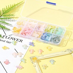 130 Stück transparente Acrylperlen in 10 Farben mit Farbverlauf.&nbsp;OACR-FS0002-05