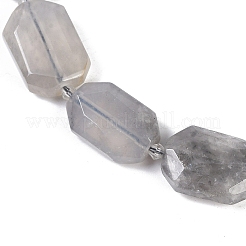 Naturtrüben Quarzperlen Stränge&nbsp;G-B125-P27-01